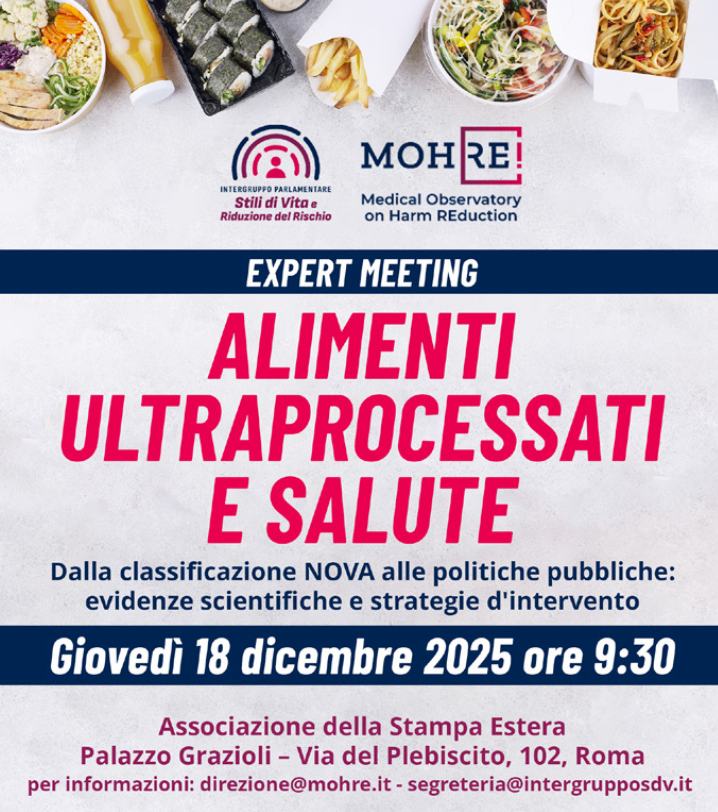 Alimenti ultraprocessati e salute. Dalla classificazione NOVA alle politiche pubbliche: evidenze scientifiche e strategie d’intervento